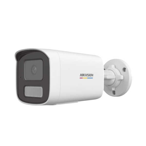 Camara IP Hikvision bala 2mp/ lente 2.8mm/ 50mts IR+ 50mts luz blanca/ Microfono integrado/ exterior IP57/ Micro SD