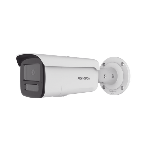 Camara Hikvision IP bala 2mp/ 2 Micronos integrados/ Lente 4mm/ 80 mts luz blanca+ 80mts RI/ IP67/ IK10/ Micro SD/ Metal