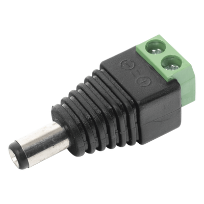 Adaptador de Alimentación DC / Conector Jack Macho 3.5 mm / Terminales de Tornillo / 12 Vcc Polarizado / Para CCTV Adaptador de Alimentación DC / Conector Jack Macho 3.5 mm / Terminales de Tornillo / 12 Vcc Polarizado / Para CCTV