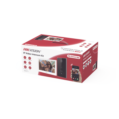 Kit de Videoportero IP / 2 Megapixel / IR 2.5 m (8.2 ft) / Pantalla Táctil 7" / Wi-Fi 2.4 GHz / Lector MiFARE / IP65