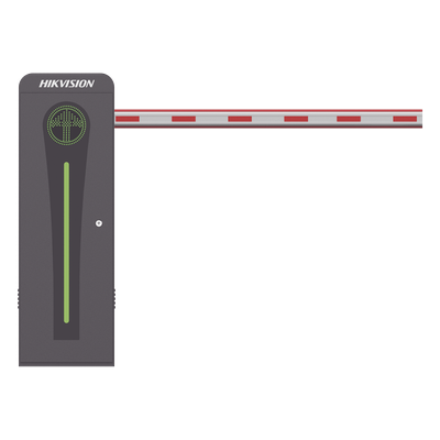 Barrera Vehicular / Brazo Iluminado LED 4 m (13.1 ft) / Motor Brushless 24 VDC / 360 Ciclos/Hora / Semáforo Rojo-Verde / Control Bluetooth