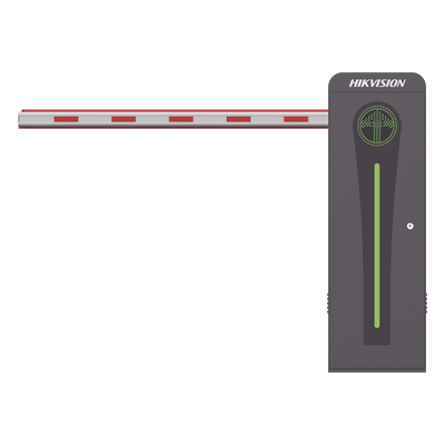 Barrera Vehicular Automática / Brazo Iluminado LED 4 m (13.1 ft) / Motor Brushless 24 VDC / 360 Ciclos/Hora / Semáforo Rojo-Verde Integrado / Control Bluetooth