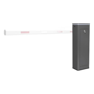 Barrera Vehicular / Brazo Ajustable 5.5 m (18 ft) / Apertura 6 s / 150 Ciclos/Hora / Corona LED Semaforizada / Operación -20°C a 50°C / IP para Uso Semi-Intensivo