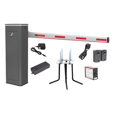 Kit Barrera Vehicular Derecha / Brazo LED 3 m (9.84 ft) / Apertura 1.5 s / Semi-Intensivo 150 Ciclos/Hora / 110V / Accesorios Incluidos
