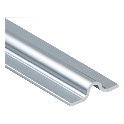Guía de Piso Sobrepuesta / Acero Galvanizado / 3 m (9.84 ft) / 1.55 kg/m / Puertas Corredizas Industriales