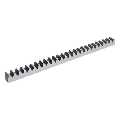 Cremallera Módulo 4 / Acero Galvanizado 22x22 mm / Hasta 1800 kg / 3.28 ft