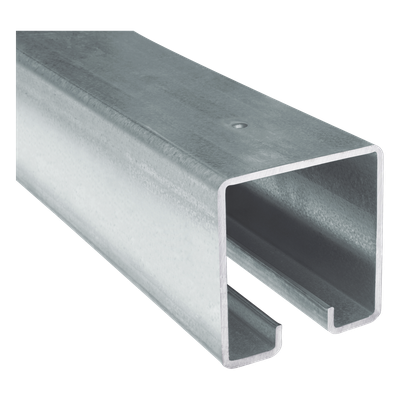 Riel Monorriel / Acero Galvanizado / 3.05 m (10 pies) / Carga 450 lbs / Canaleta U