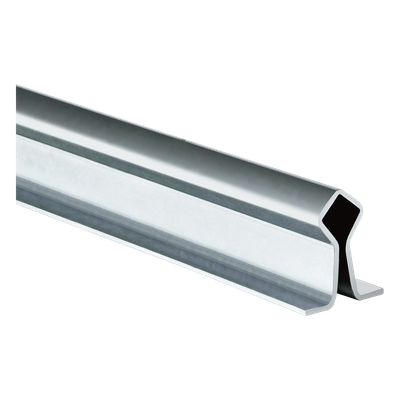 Guía de Piso para Ruedas Tipo V / Acero Galvanizado / 3 m (9.84 ft) / Fijación Empotrada con Cemento