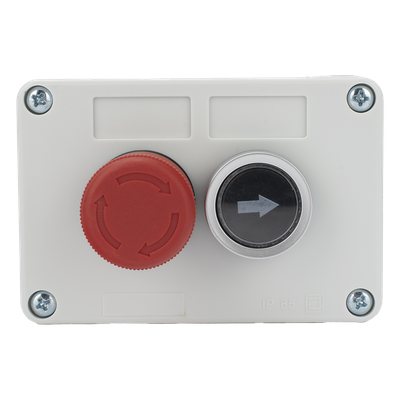 Botonera de Control / Doble Canal / IP40 / Contactos NC/NO / -20 a 50 °C / Barreras y Operadores Vehiculares