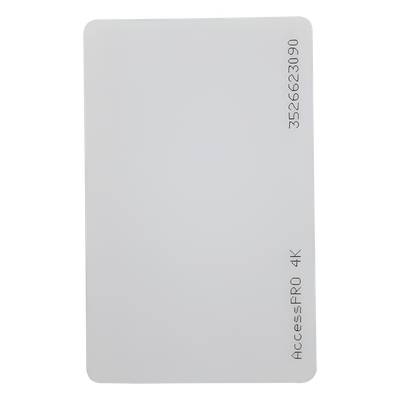 Tarjeta Classic 4K / 4 KB / 13.56 MHz / CSN UID 34 Bits / PVC Imprimible / ISO CR80