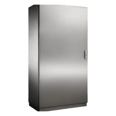 Gabinete de Acero Inoxidable / IP55 / IK10 / 800x1600x400 mm / 31.5x63x15.7 in / Carga 80 kg / Exterior Telecom