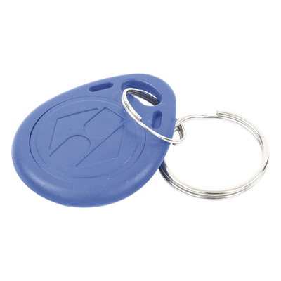 Llavero de proximidad / 125KHz EM / Formato Wiegand 26 bits / PVC azul / 35x3x6 mm (1.38x0.12x0.24 in)