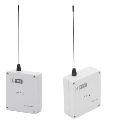 Kit Inalámbrico de Largo Alcance / Transmisor 12Vcc + Receptor 2 Salidas / 2,500 m (8,202 ft) / 433.92 MHz / Contacto Seco / -20°C a +80°C