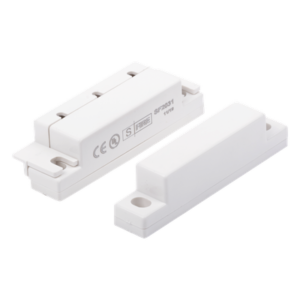 Contacto Magnético para Puertas y Ventanas / Gap 33 mm / NC Normalmente Cerrado / 12 VCC / Cubierta Protectora / 63 mm Largo