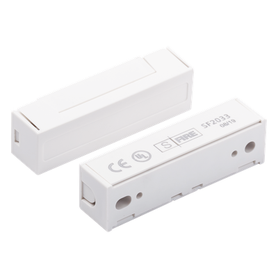 Contacto Magnético para Puertas y Ventanas / GAP 30 mm (1.18 in) / Switch NC / 12 VCC / Tapa Oculta