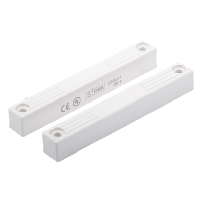 Contacto Magnético para Puertas y Ventanas / GAP 70 mm / Perfil Delgado / Operación NC / 12 VCC