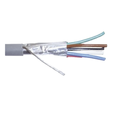 Cable para Alarma / 6 Conductores / 22 AWG / Blindado / CMR / 305 m (1000 ft)