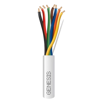 Cable Multiconductor / 8 Conductores / 18 AWG / Cobre Sólido / Plenum / 305 m (1000 ft) / -20°C a 75°C / NFPA 262 / CL3P CMP