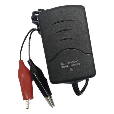 Cargador de Baterías SLA/VRLA / 6V / 5 a 12 AH / Conmutación sin Transformador / Control Automático de Carga y Flotación / Diseño Compacto 80x57x50 mm (3.15x2.24x1.97 in)