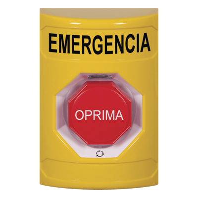 Botón de Emergencia Multifuncional / Acción Mantenida / LED Multicolor / UL/cUL/ADA / Diseño Antivandálico / Uso Interior-Exterior