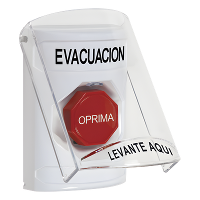 Botón de Evacuación / Restablecimiento con Llave / Tapa de Policarbonato / UL/cUL/ADA / NEMA 3R / -40°C a 121°C
