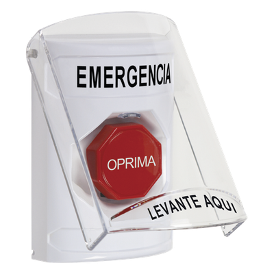 Botón Multipropósito / Emergencia / Reset con Llave / 2 Relevadores Forma C / Alarma 85 dB / Interior