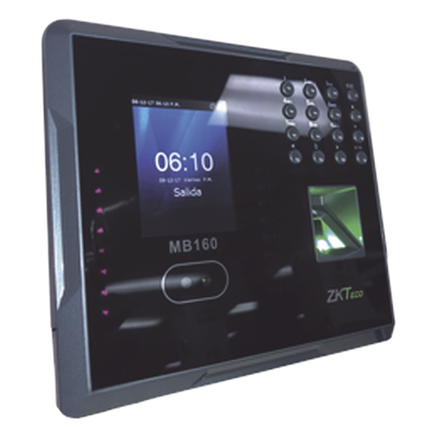 Terminal Biométrica Facial / 1,500 Usuarios / Pantalla 2.8" / TCP-IP USB / Control 1 Puerta / ADMS