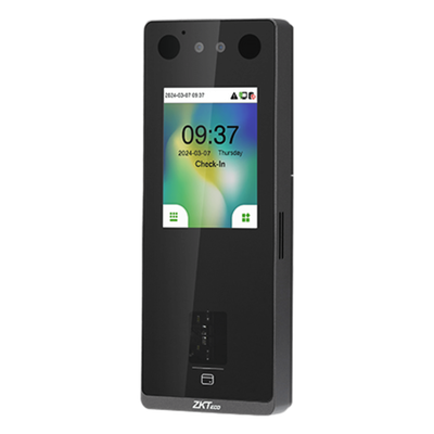 Terminal Biométrica IP / Pantalla 2.8" / 3,000 Rostros / 6,000 Huellas / IP65 / Video Intercom SIP / ONVIF / Anti-Fraude