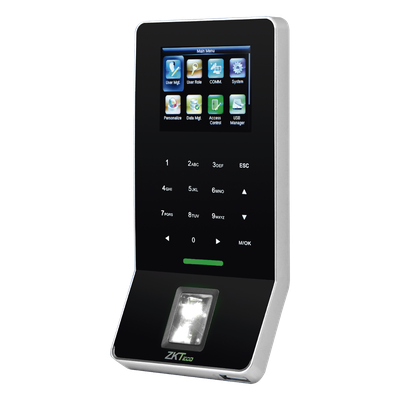 Terminal Biométrica de Huella / 3,000 Huellas 5,000 Tarjetas / WiFi / Pantalla 2.4" / TCP/IP RS485 / ADMS / Control de 1 Puerta