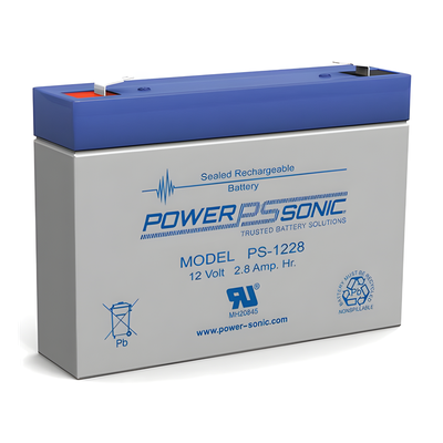 Batería de Respaldo AGM/VRLA / 12V 2.8Ah / Terminales F1 / Vida Útil 5 Años / Certificación UL