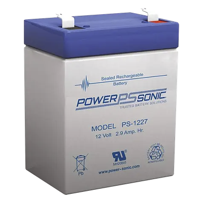 Batería de Respaldo AGM/VRLA / 12V / 2.9 Ah / Terminales F1 / Vida Útil 5 Años / Reconocida UL