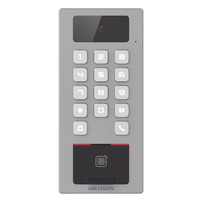 Terminal de Acceso Biométrico / Videoportero 2 MP / IP65 & IK09 / PoE / 10,000 Huellas / 100,000 Tarjetas