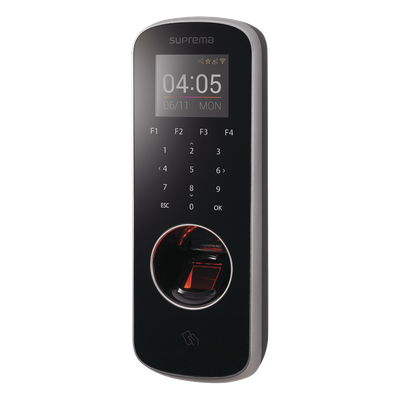 Terminal de Control de Acceso Biométrico / 1,000,000 Plantillas / TCP-IP y RS-485 / Lector 13.56 MHz MIFARE NFC DESFire FeliCa / LCD 2.0 Pulgadas / Detección de Dedo Vivo