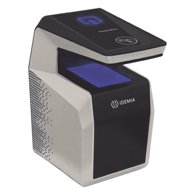 Lector de huella 3D sin contacto / Captura 4 dedos / MIFARE DESFire / Ethernet / Montaje en pared