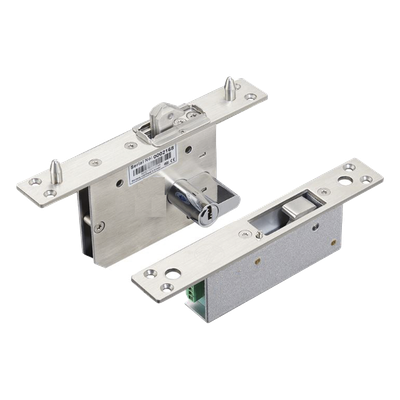 Cerradura Eléctrica para Puertas Corredizas / Tipo Gancho / Llave Bilateral / 12 VCC / 200 mA / Fuerza de Sujeción 400 kg / IP65