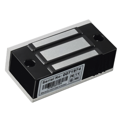 Chapa Magnética Electromagnética / 40 kg (88 lbs) / 12VCC / 24VCC / Aluminio Anodizado / 70 x 36.5 x 24 mm