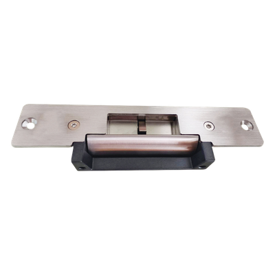 Contrachapa Eléctrica / Fuerza de Sujeción 500 kg / 12 VCC / Sensor de Puerta NO/NC/COM / Modo Falla Seleccionable / -10 a 55°C / Uso Interior