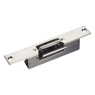 Contrachapa Electromagnética para Puerta de Vidrio / Fail Safe / 500 kg / 12-24 VCC / Vidrio 12-15 mm / 6.3 x 1 x 1.2 in