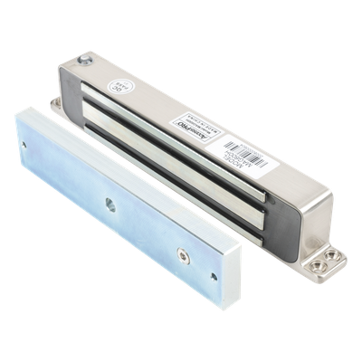 Chapa Magnética Electromagnética / 600 lbs (272 kg) / Montaje Superficial / IP68 / Dual 12V/24V DC / -10°C a +55°C
