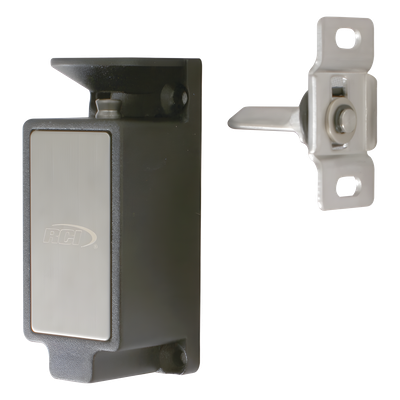 Cerradura Electromagnética para Gabinetes / 320 lbs (145 kg) / Sensor NO/NC / 12/24 VDC / Cierre o Apertura en Falla / Acero Resistente al Óxido