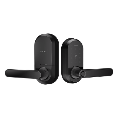 Cerradura Inteligente Wi-Fi / Escáner de Huella Digital / Teclado Táctil / 5 Métodos de Acceso / 8 Baterías AA / Puertas 35-55 mm / Normalmente Abierto 5-3600 s / IP65