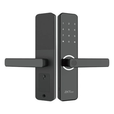 Cerradura Inteligente / Huella Digital y Wi-Fi / Mortise Europeo DIN / 300 Usuarios / App ZSmart / Carga Emergencia Micro-USB