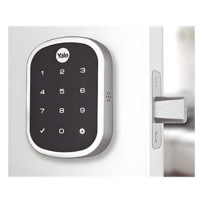 Cerradura electrónica / Teclado PIN / Semi-embutir tubular / Backset 60-70 mm / Puertas 35-57 mm (1.38-2.24 in) / Grado 2 ANSI/BHMA / Z-Wave / HomeKit