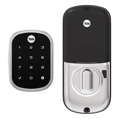 Cerradura Digital / Control Remoto / Zigbee y Z-Wave Plus / Alexa y Google Home / Puertas 35-55mm (1.4-2.2 pies) / 25 Usuarios PIN / Uso Residencial y Comercial