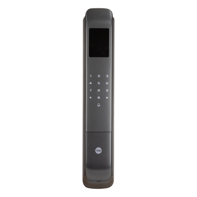 Cerradura Digital / Reconocimiento Facial 3D / Sensor de Huella con IA / 100 Huellas / 100 Tarjetas MIFARE / IP54 / Aleación de Aluminio