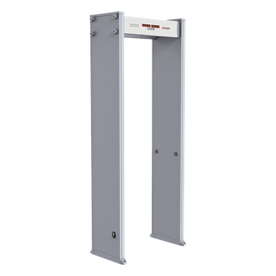 Arco Detector de Metales / 6 Zonas / Precisión 25 mm / 255 Niveles Sensibilidad / Conteo IR / LED / IP41