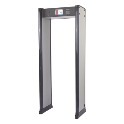 Arco Detector de Metales / 6 Zonas de Detección / Sensor IR Anti-Falsas Alarmas / Certificación FAA / Anclaje para Piso