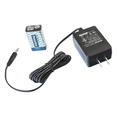 Cargador y Batería Recargable / 9 Vcc / Salida Dual 2x 9V 16 mA / Alimentación 120 Vca / Detector Portátil