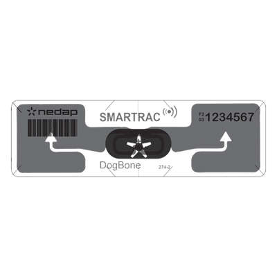 Etiqueta UHF para Exterior / Identificación Vehicular / Pasiva EPC Gen 2 / Alcance 12 m (39.4 ft) / IP65 / Adhesivo Transparente / Resistente UV y Vandalismo