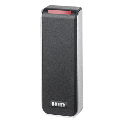 Lector de Control de Acceso Multitecnología / SEOS / iCLASS / MIFARE / Wiegand y OSDP / 12 VCC / Montaje Compacto